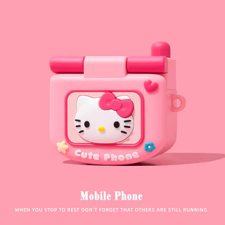 (คลังสินค้าพร้อม) เคสน่ารัก 3D สําหรับ AirPods4/4ANC/1/2/3/Pro/Pro2 เคสซิลิโคนอ่อนนุ่มพร้อมจี้