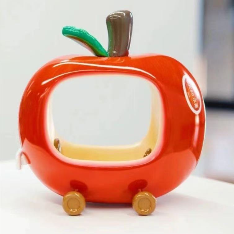 KUBAO Apple Car Big Baby นิทรรศการรูปอินเทรนด์เล่นเครื่องประดับน่ารักของเล่นสร้างสรรค์ของสะสม