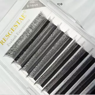 U-5D ขนตาปลอม 2.0 ดอกไม้ขนานความหนาธรรมชาติ 0.07 นุ่มและไม่ล้ม W Eyelashes