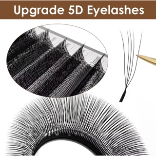 U-5D ขนตาปลอม 2.0 ดอกไม้ขนานความหนาธรรมชาติ 0.07 นุ่มและไม่ล้ม W Eyelashes
