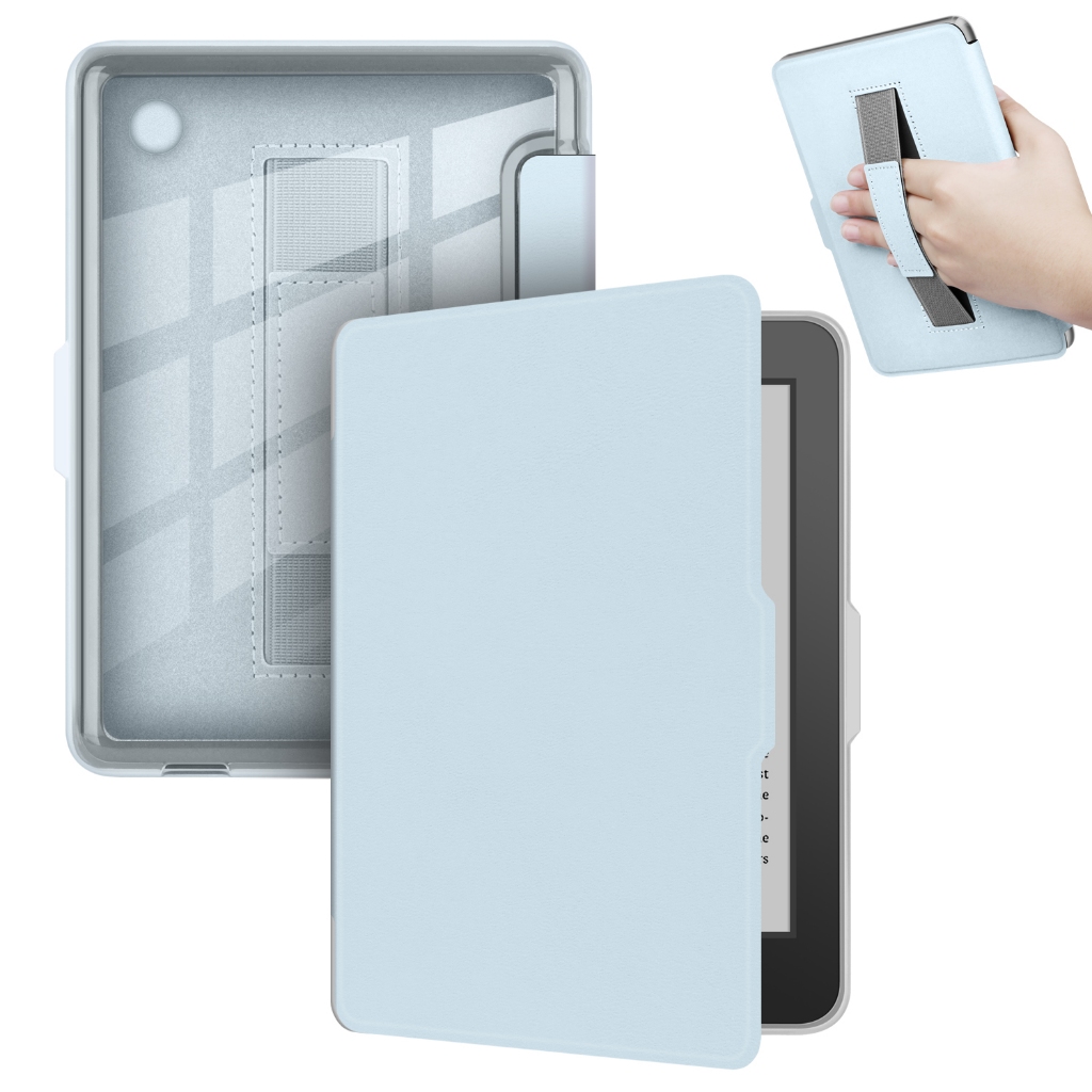 อะคริลิคสมาร์ทสําหรับ Kobo Clara สีสายคล้องมือโปร่งใสสําหรับ Clara BW Magnetic Hard Case สําหรับ Clara 2E พร้อม Auto Sleep/wake up