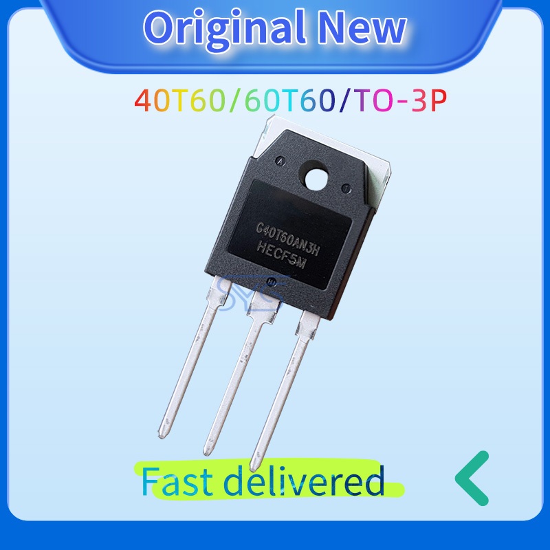 8PCS 4pcs IGBT 40T60 TO-3P ทรานซิสเตอร์ CRG40T60AN3H 40A 600V MOSFET BT40T60 G40T60AN3H เดิม