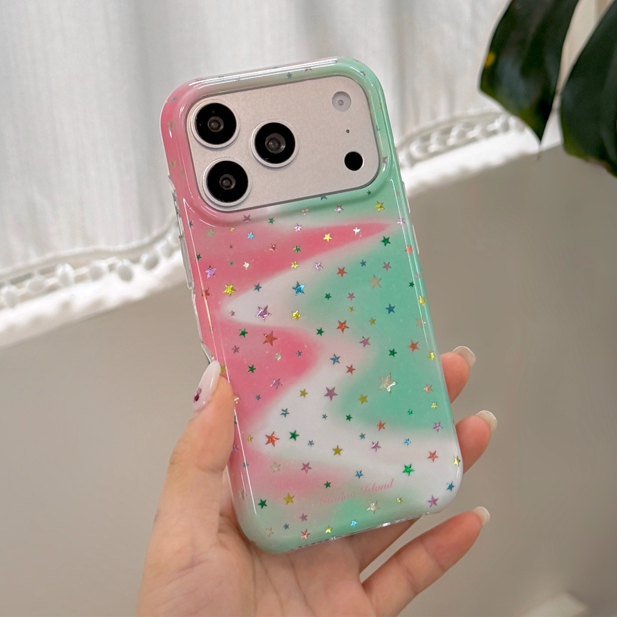 สําหรับIphone Case 17 Pro Max 16 Pro Max 15 Pro Max Dyeing Starเคสโทรศัพท์