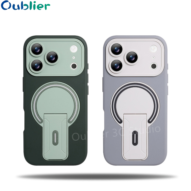 เคส ปลอกแม่เหล็กสําหรับ ไอพี17 ไอโฟน iPhone 17 16 15 14 13 12 11 Pro Max Plus เคสโทรศัพท์ออกแบบใหม่ซิลิโคนกันกระแทก ทีพียู ปกอ่อนพร้อมขาตั้งพับ – โปรปัง