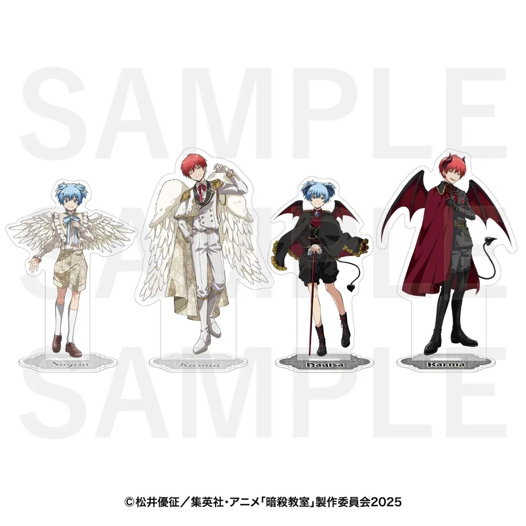 เซ็ตแท่นอะคริลิก Assassination Classroom 👼😈 Angel & Devil นากิสะ & คามะ ฟิกเกอร์ตั้งโชว์ ของขวัญ
