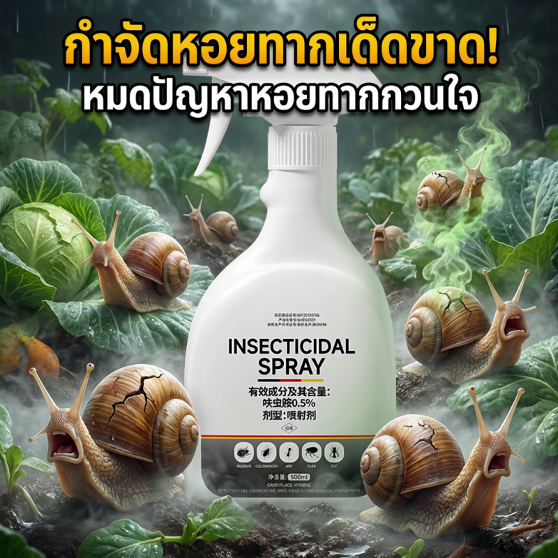🐌ไม่เห็นหอยทากอีกเลย🐌-MM-ยาฆ่าหอยทาก ยาฆ่าหอย ใช้แล้วหอยทากหายไปไม่กลับมา กำจัดหอยทาก ไล่หอยทาก
