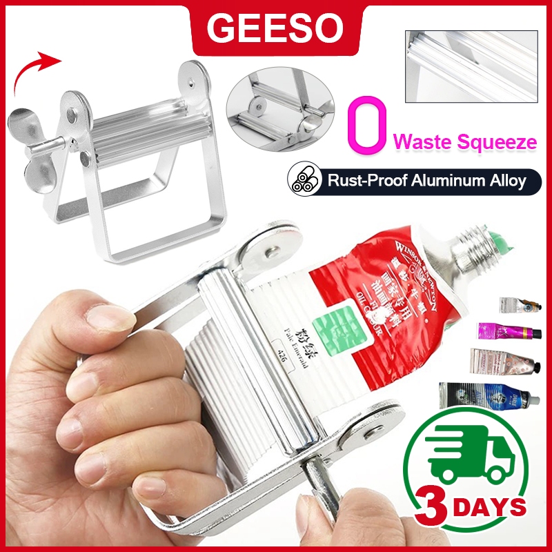 GEESO ที่บีบยาสีฟัน อเนกประสงค์ สำหรับบีบหลอดครีม แชมพู และเครื่องสำอาง Multifunctional Toothpaste Squeezer Manual Tube Squeezer for Cream Lotion Shampoo Cosmetic Tube 牙膏挤压器