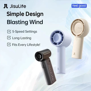 JisuLife พัดลมมือถือ life9 life10 FA43 พัดลมเจ็ทแบบพกพาอันทรงพลังพร้อมแบตเตอรี่ขยายการทําความเย็นอย่างต่อเนื่องไม่จําเป็นต้องชาร์จบ่อยครั้ง