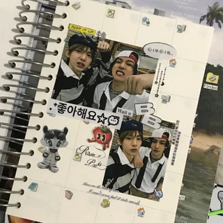 สติกเกอร์ลายสวย สำหรับตกแต่งสมุด เคสโทรศัพท์และแก้วน้ำ ทำงานประดิษฐ์ได้