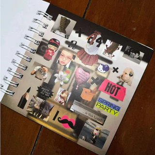 สติกเกอร์ลายสวย สำหรับตกแต่งสมุด เคสโทรศัพท์และแก้วน้ำ ทำงานประดิษฐ์ได้