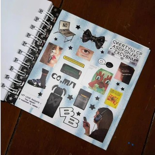 สติกเกอร์ลายสวย สำหรับตกแต่งสมุด เคสโทรศัพท์และแก้วน้ำ ทำงานประดิษฐ์ได้
