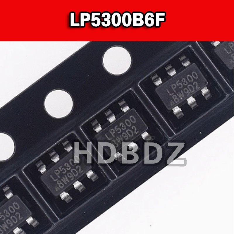 5~10pcs LP5300B6F LP5300 SOT23-6 ชิปป้องกันแรงดันไฟฟ้าเกินกระแสเกินกระแสเกิน IC SMD