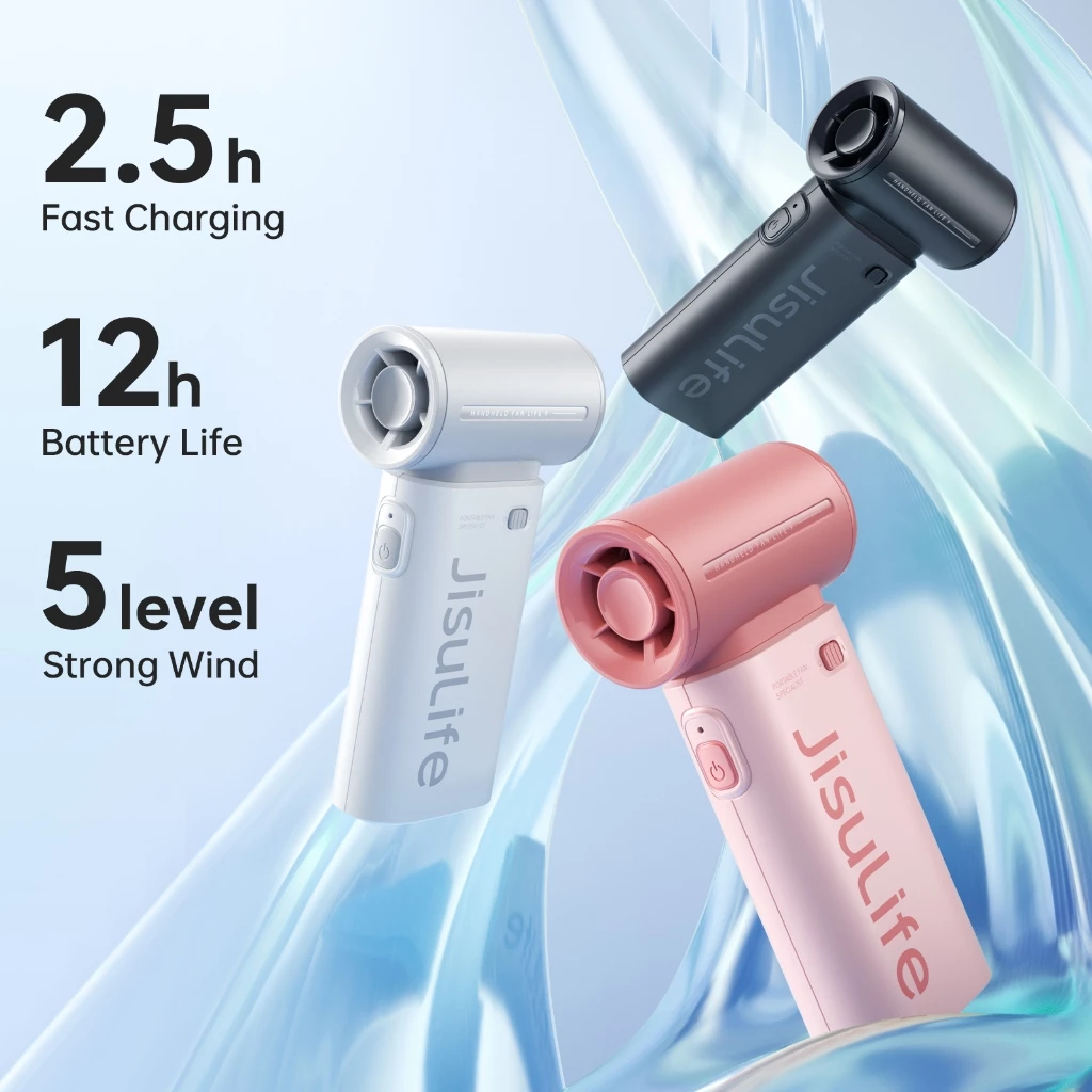 JisuLife พัดลมมือถือรุ่น Life9/Life10/FA43 พัดลมเจ็ทพกพา thumbnail 3