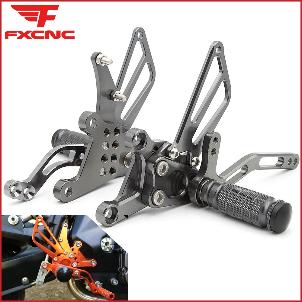 FXCNC ปรับสําหรับ Benelli BN600 BJ600 TNT600 BJ600GS 2010-2012 ดัดแปลงยก Anti-skid Racing เหยียบ/เดี