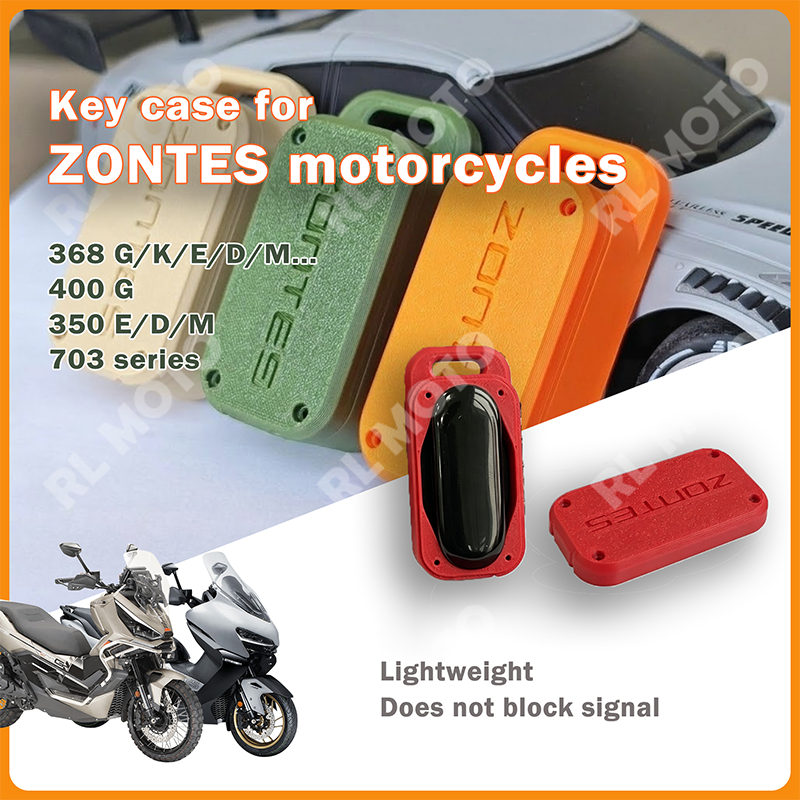 เคสกุญแจป้องกันสำหรับ ZONTES 150X 368G v1 v2 /K/D 703F/RR 350D/E 150 เคสป้องกันกุญแจแบบเหนี่ยวนำ ไม่ปิดกั้นสัญญาณ