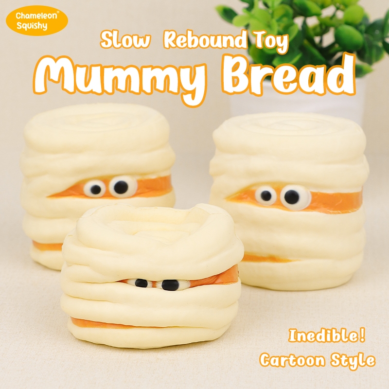 Chameleon Squishy ของเล่นยี่ห้อ Mummy Bread Squishy ของเล่น Decomition ของเล่นช้า Rebound ของเล่นสํา