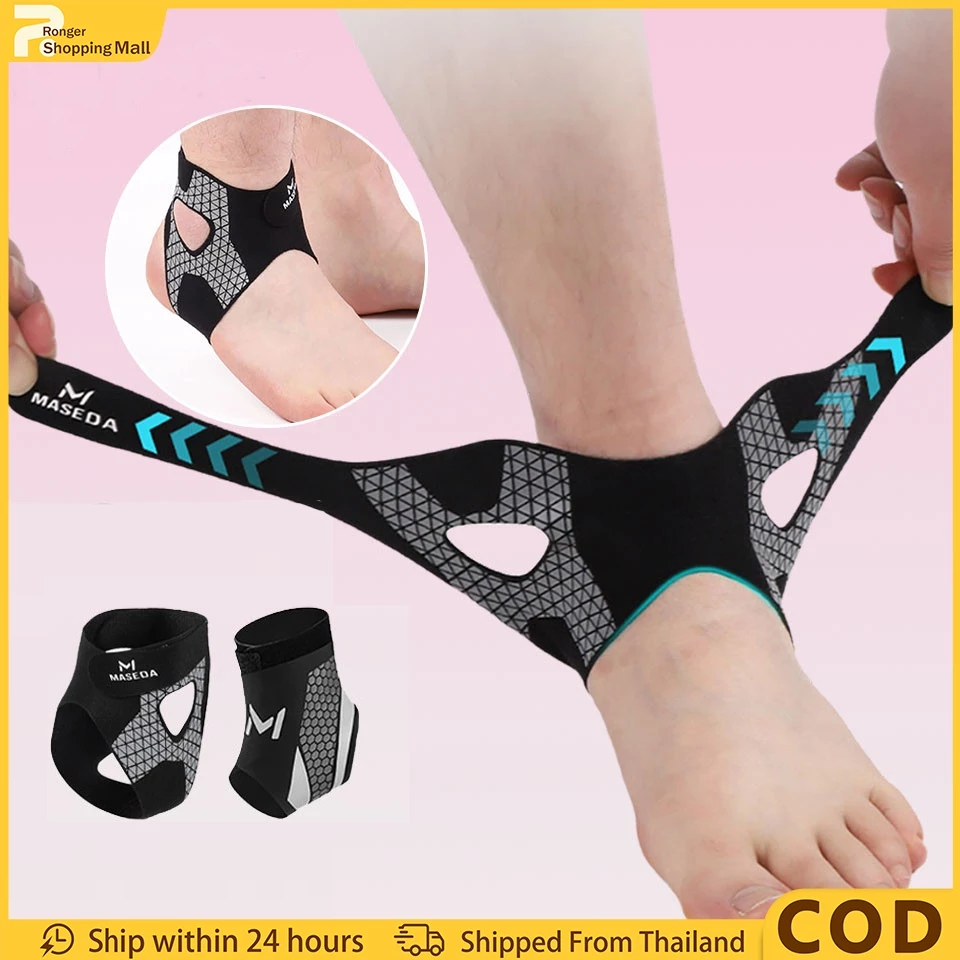 (COD) อุปกรณ์พยุงข้อเท้าคุณภาพสูง - ป้องกันอาการเคล็ดขัดยอก สำหรับเล่นกีฬาและวิ่ง ระบายอากาศได้ดีและบางเป็นพิเศษ