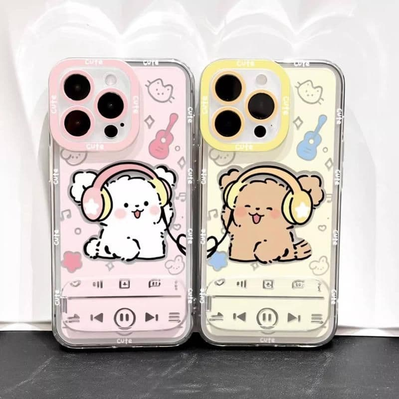 สําหรับ Honor X8D X9C X7C X8C X6B X8B X6A X7A X7B X9B X7D X9D น่ารักการ์ตูนเพลงฟังลูกสุนัขกันกระแทกเ