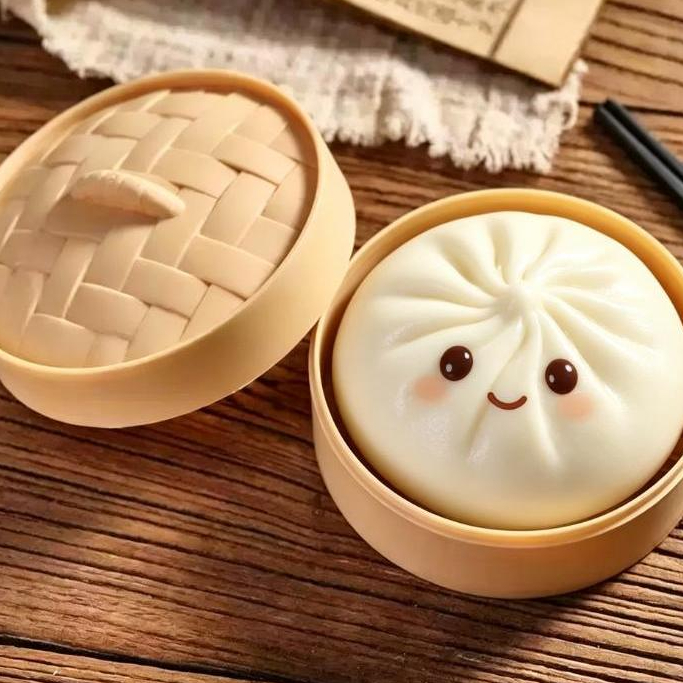 JKTH ช้า Rising Squishy นึ่ง Dumpling Bun ความเครียดบรรเทาหอมนุ่มบีบ Fidget ของเล่นสําหรับความวิตกกังวลเด็กผู้ใหญ่โต๊ะเกม Decor JKK