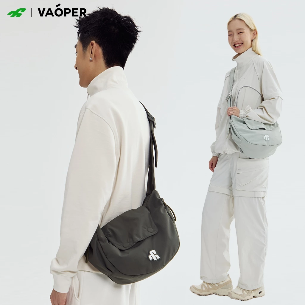 【ราคาส่งเสริม】VAOPER กระเป๋ารูปเกี๊ยวมินิมอลความจุใหญ่ไนลอน เหมาะคอมมิวต์ยิม ดีไซน์ยูนิเซ็กซ์ L681