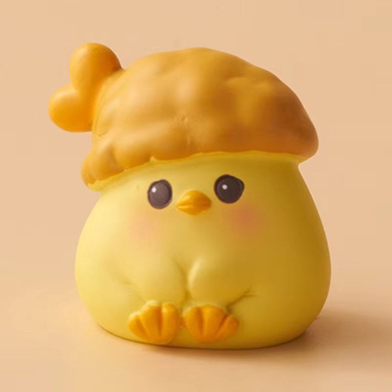 โคล่าไก่สก์ท็อปเครื่องประดับขนาดเล็กเวิร์กสเตชัน Unzip สํานักงานหน้าจอคอมพิวเตอร์ตกแต่งภายในรถ