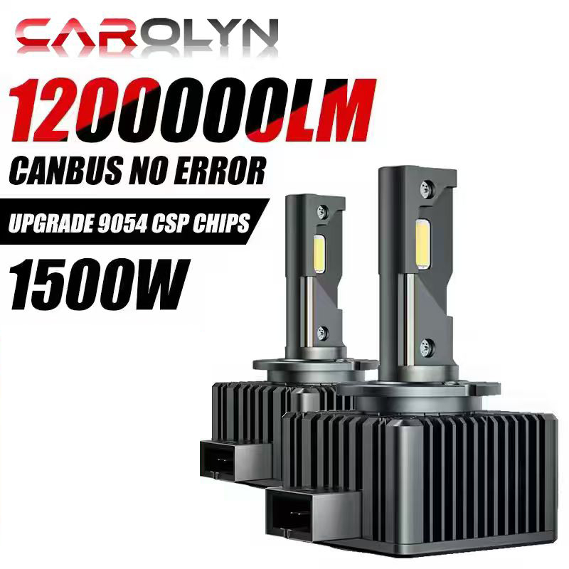 D1S D3S LED CANBUS ไฟหน้าหลอดไฟ Xenon D2S D4S D8S D1R D2R D3R Turbo 1200000LM Auto Light Super Bright CSP Chip 6000K Car Lamp ราคา ถูกที่สุด ดีลบีเคเค