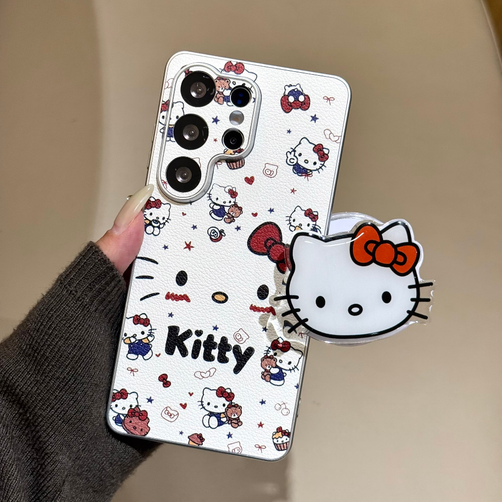 คอร์เทกซ์ การ์ตูนน่ารัก Kitty Magnetic วงเล็บ ซองโทรศัพท์ Samsung Galaxy S26 S26 Plus S26 S25 Ultra S25 Plus S25 S24 Ultra S24 Plus S24 S23 Ultra Case เคสโทรศัพท์ใหม่ PC ขอบนุ่มป้องกันการตก เคสมือถือซัมซุง