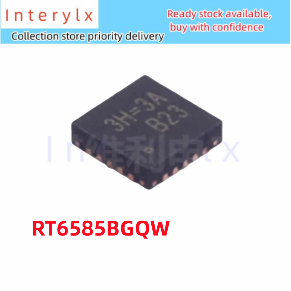 2 ชิ้น/ล็อตแบรนด์ใหม่ RT6585BGQW RT6585B 3H = 1B 3H = 2A 3H = 1E 3H = 1F 3H = QFN20 Power Chip IC