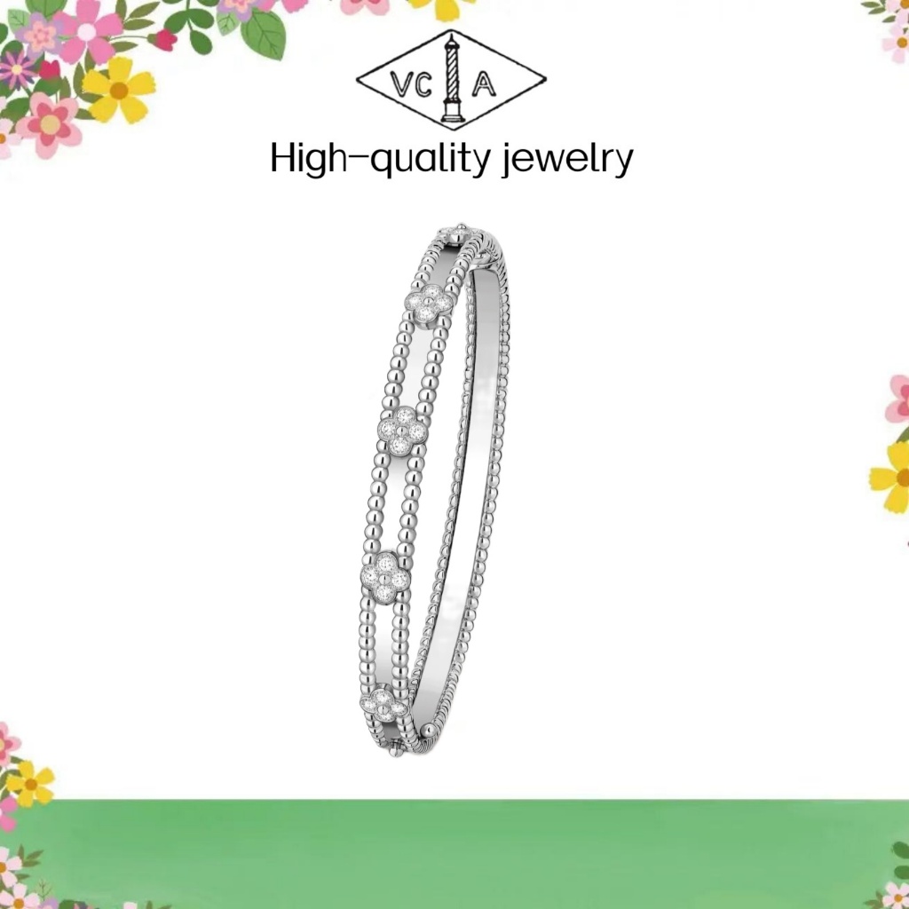 VCA Four-Leaf Clover 2026 รุ่นใหม่ล่าสุด - The Best Gift for Your Girl friend Perlée sweet clovers b