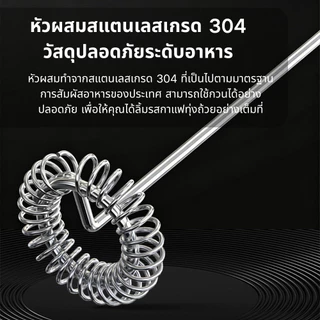 【TH 1-4 การจัดส่ง】Xiaomi Youpin Cliton USB เครื่องชงนมไฟฟ้าพร้อมขาตั้งวัสดุเกรดอาหารสำหรับกาแฟสมูทตี้ลาเต้ Matcha และช็อคโกแลตร้อน