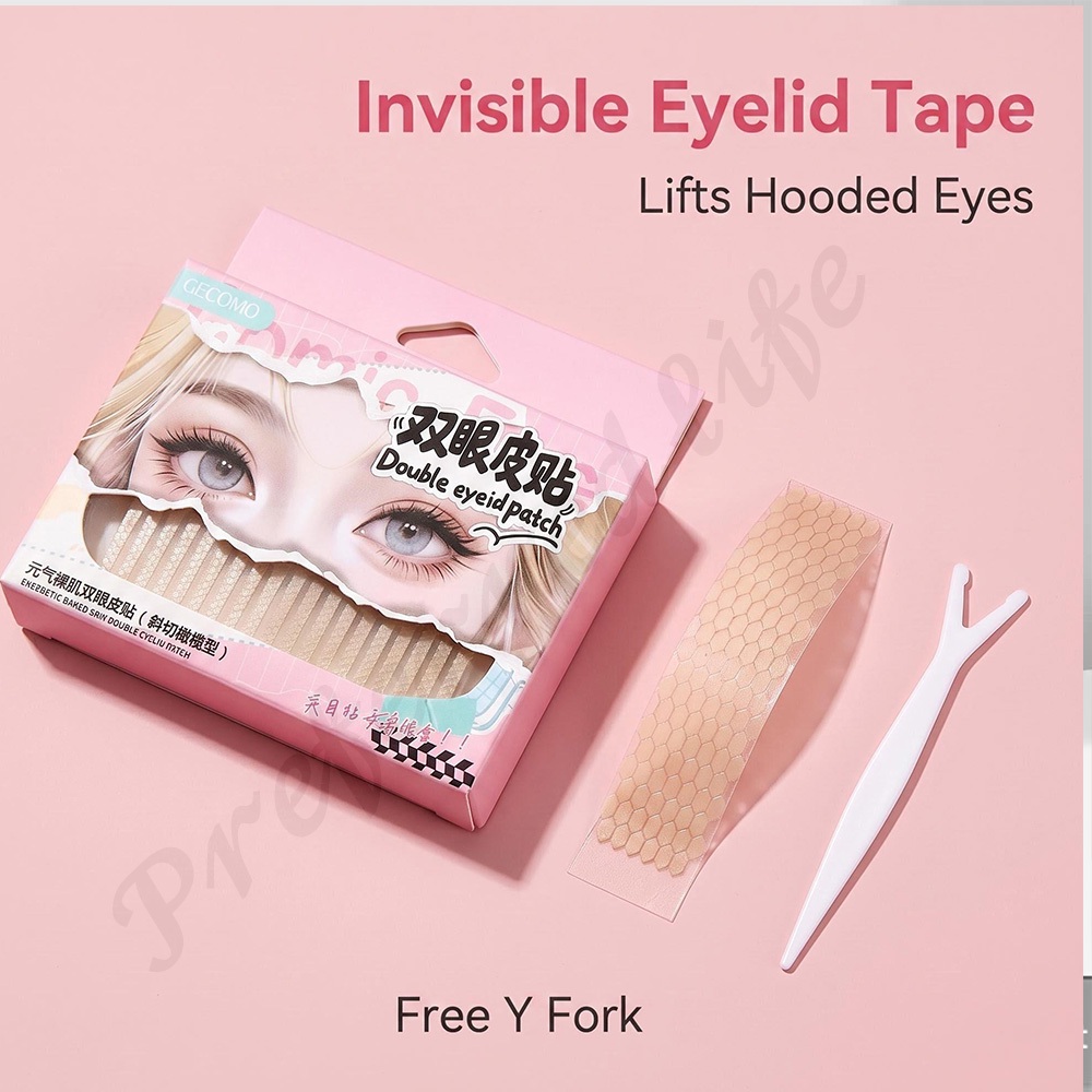 SkinNude Eyelid Tape - Corrector ทรงตาที่มองไม่เห็นบางเฉียบสําหรับ Monolids & Hooded Eyes | ใส่ทุกวันระบายอากาศ (24ชม. ถือ, ไม่เงาเคลือบด้าน)