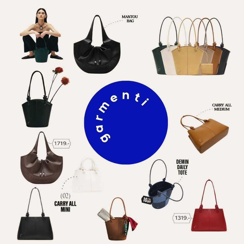 [100% ของแท้]🔥GARMENTI - MANTOU BAG กระเป๋าสะพายข้างผู้หญิง Garmenti Daily Tote Bag กระเป๋าถือ Carry All Bag
