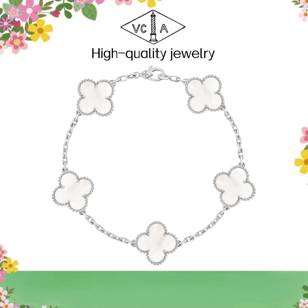 VCA Four-Leaf Clover 2026 รุ่นใหม่ล่าสุด - The Best Gift for Your Girl friend Vintage Alhambra brace