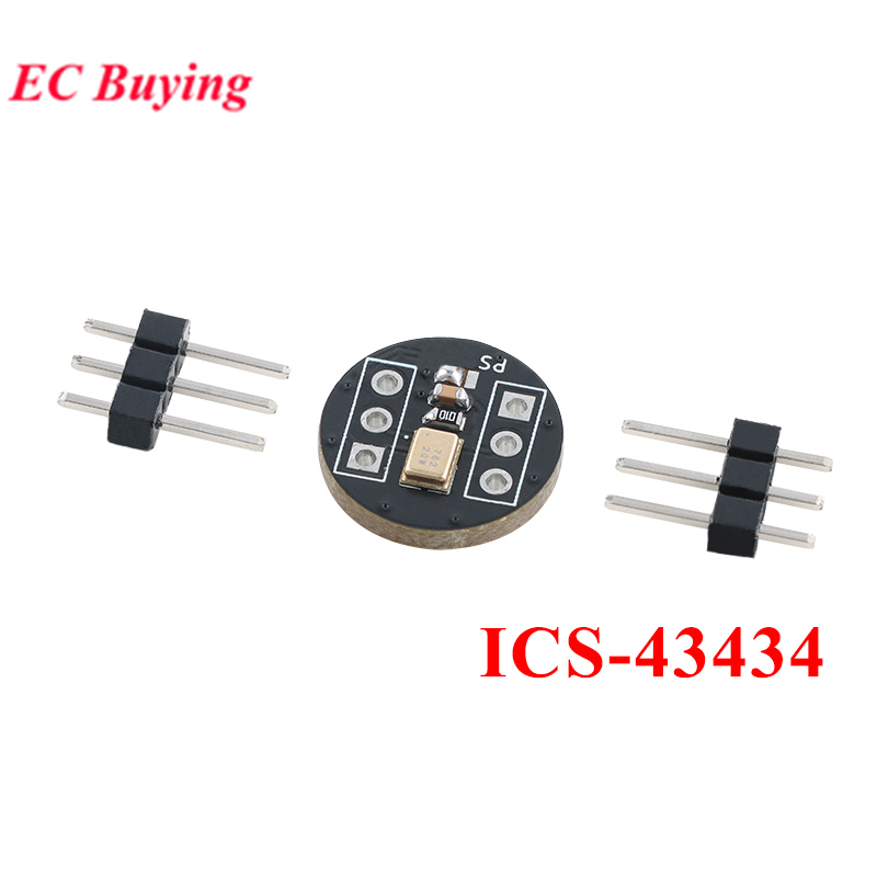 ICS-43434 I2S โมดูลไมโครโฟนรอบทิศทางความแม่นยําสูงพลังงานต่ําสําหรับ ESP32 เสียง DIY