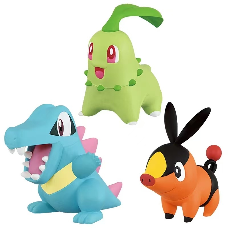 [คลังสินค้าพร้อม] TAKARA TOMY Pokemon Totodile Tepig Doll Gift