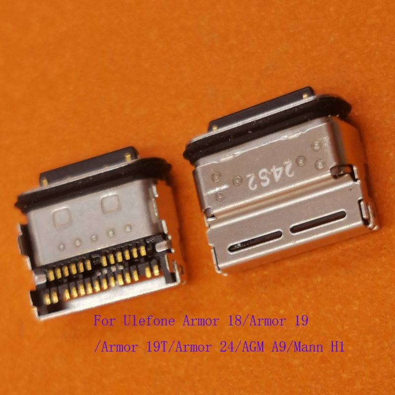 10-30 ชิ้น USB Connector Plug สําหรับ AGM A9 Mann H1 Ulefone Armor 18 19 19T 24 Charger ประเภท C ชาร