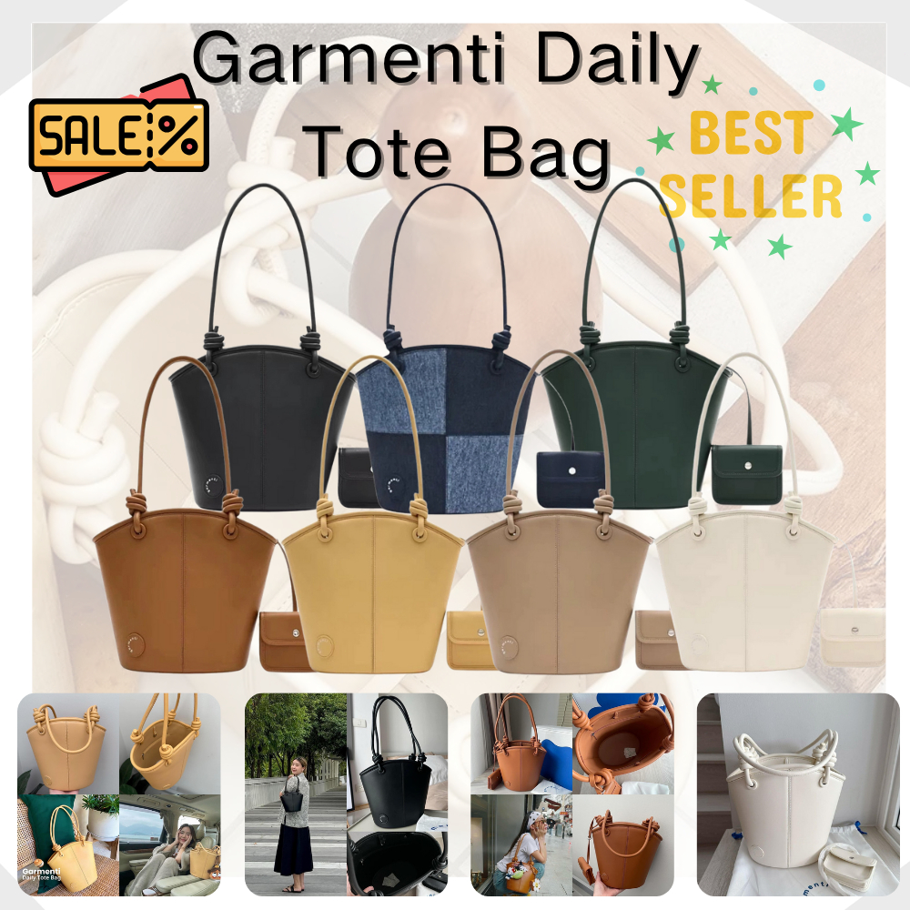 【สินค้าพร้อมส่ง】✅ GARMENTI - MANTOU BAG/ Daily Tote Bag กระเป๋าสะพายไหล่  ของแท้100% พร้อมส่ง