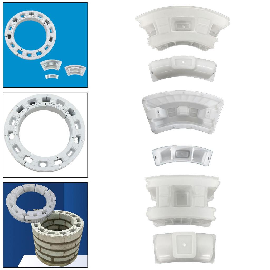 HILABEE 60–200 ซม. เครื่องทําคอนกรีต Mould Well นํากลับมาใช้ใหม่ใช้งานง่ายสําหรับลานบ้านสนามหญ้า