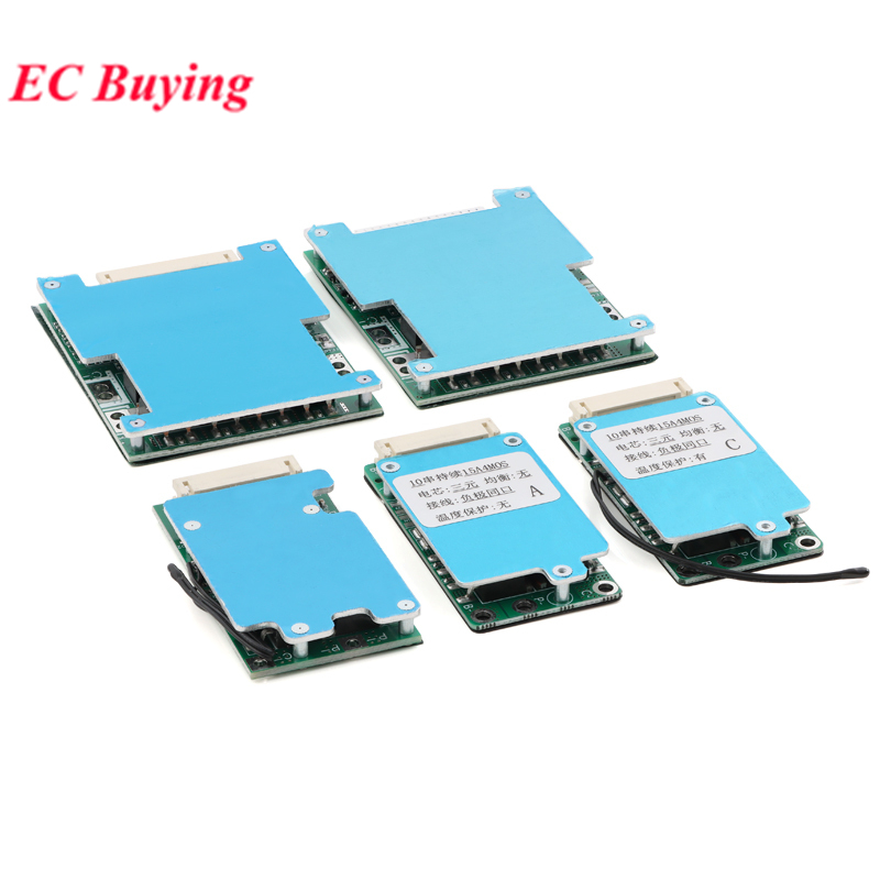 10S 13S 16S 36V 15A 30A 48V 60A 50A 60V แบตเตอรี่ลิเธียมป้องกันบอร์ด BMS เดียวกันแยกพอร์ตสมดุลรถยนต์