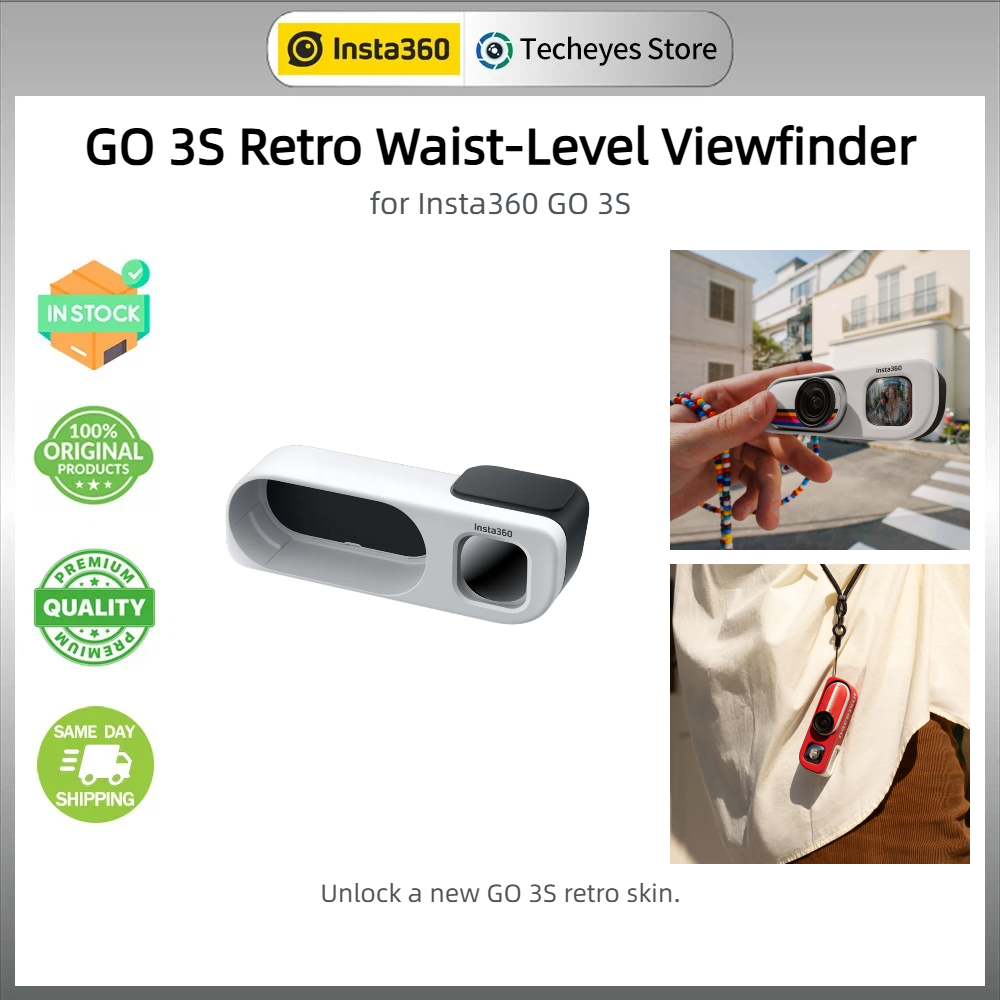 Insta360 GO 3S Retro ช่องมองภาพเอวระดับ Magnetic Street อุปกรณ์เสริมการถ่ายภาพ