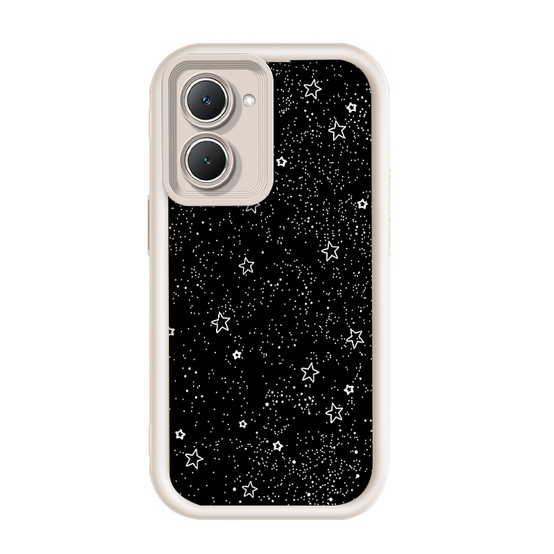 สําหรับ iQOO Z9 Lite/iQOO Z9 Lite 5G,Dark Galaxy White Star Glitterฝาครอบโทรศัพท์นุ่ม