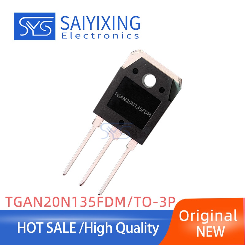 5PCS TGAN20N135FDM Original TO-3P ทรานซิสเตอร์ TGAN20N135 MOSFET