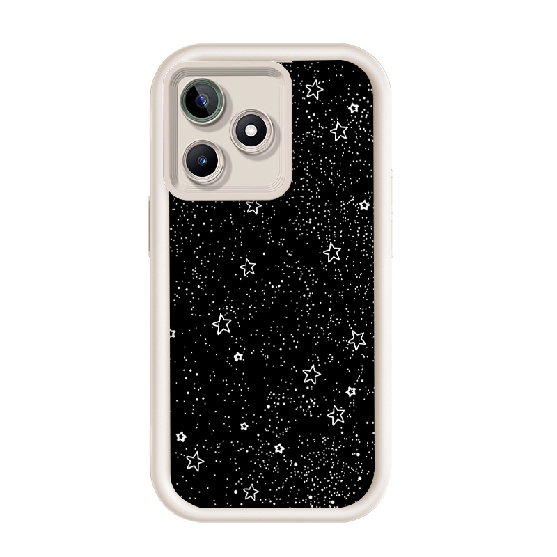 สําหรับRealme C53/Realme C51/Realme C51s-4G,Dark Galaxy White Star Glitterฝาครอบโทรศัพท์แบบนุ่ม