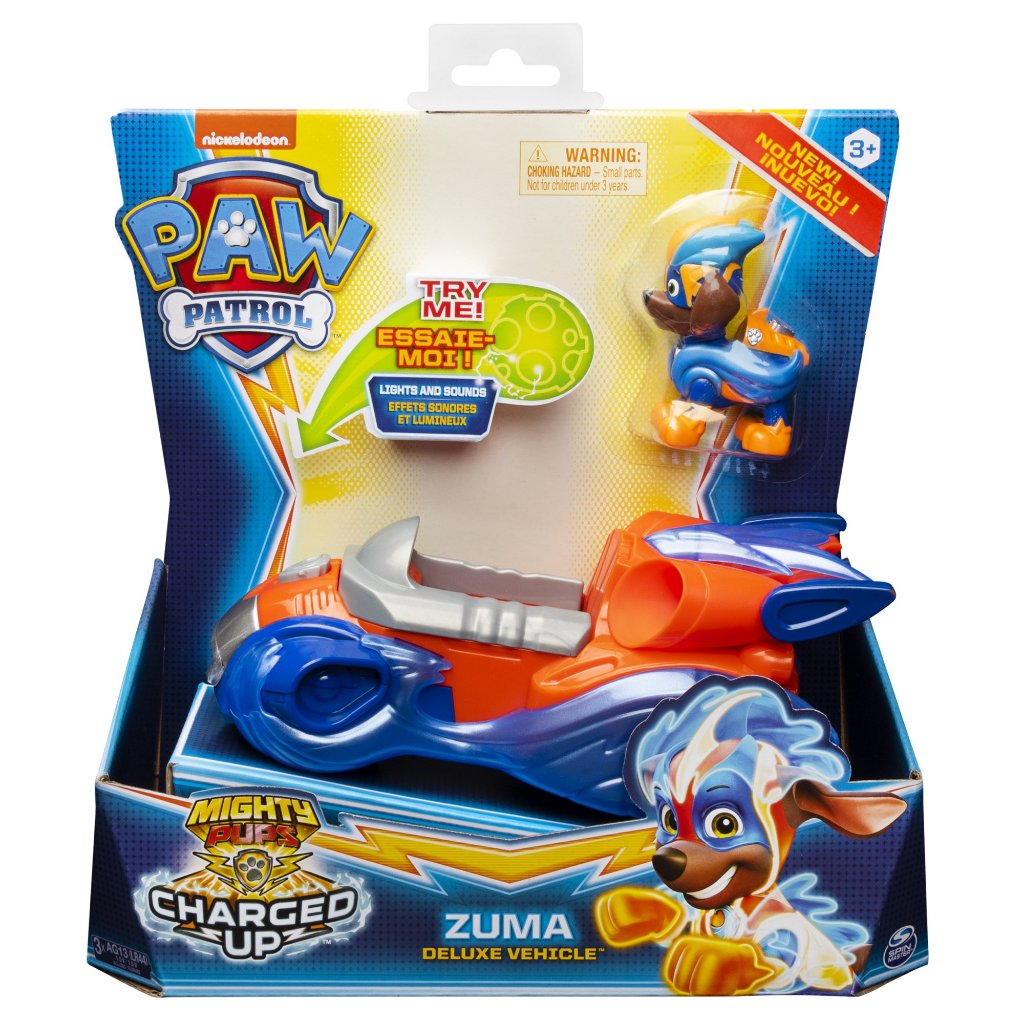 PAW Patrol Mighty Pups Charged Up Zumas รถดีลักซ์พร้อมไฟและเสียง