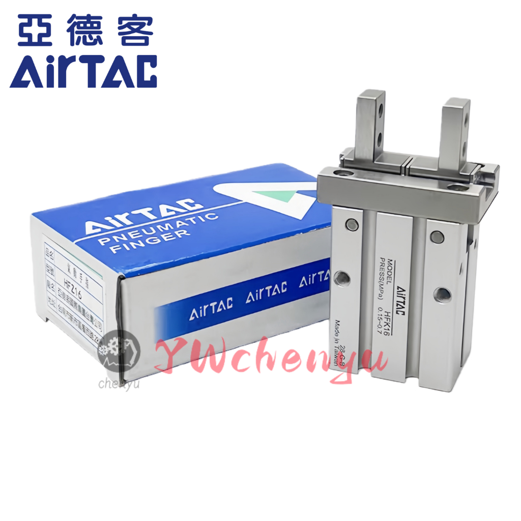 AirTAC กระบอกนิ้วนิวเมติกแบบขนาน HFZ6 HFZ10 HFZ16 HFZ20 HFTZ HFSZ