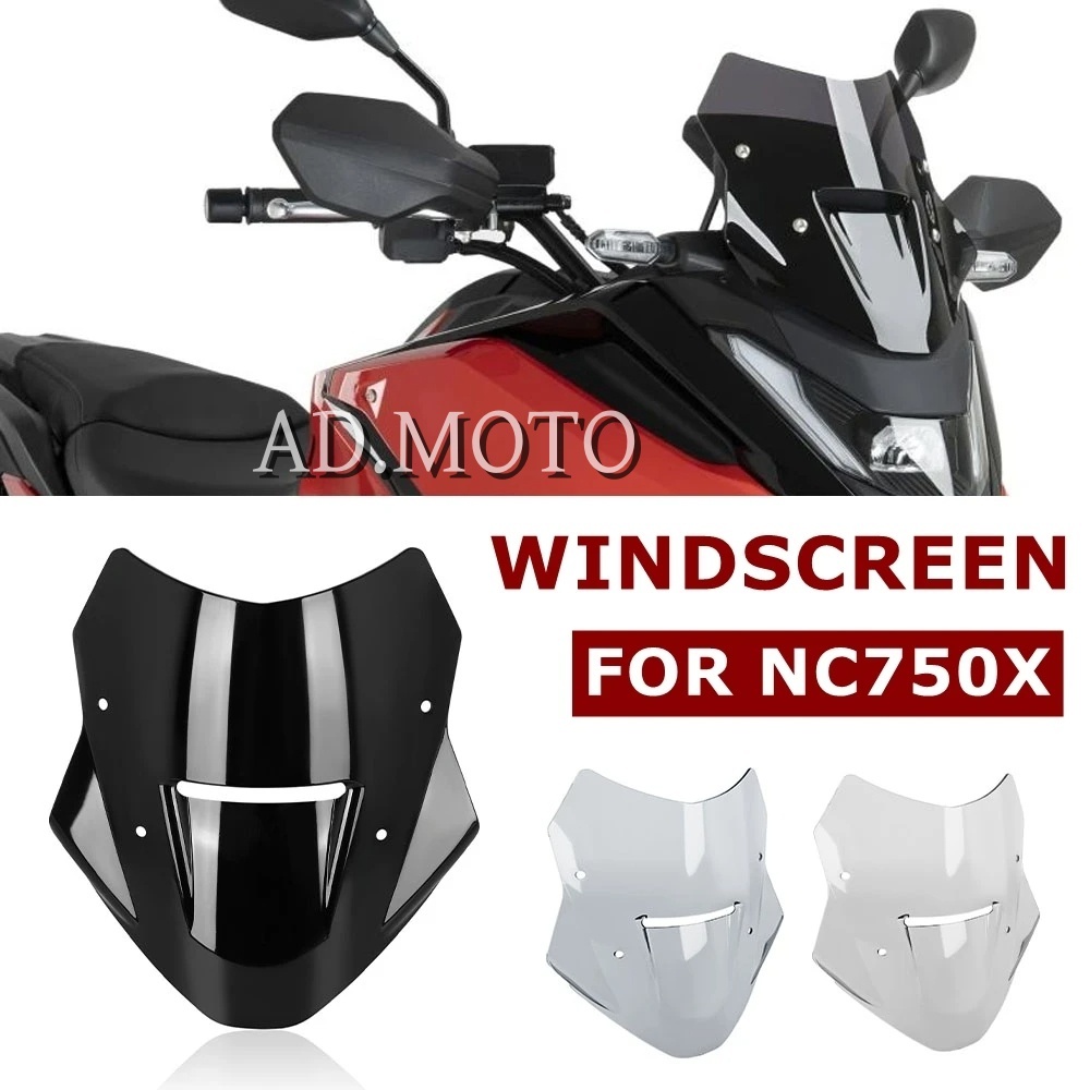 NC750X 2025 2026 ใหม่กระจกรถจักรยานยนต์สําหรับ HONDA NC750X NC 750X NC 750 X Wind Deflector Visor Wi