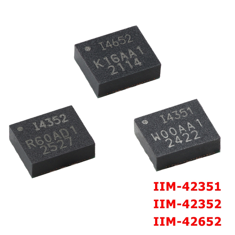 IIM-42351 IIM-42352 IIM-42652 LGA-14 ประสิทธิภาพสูง 3 แกน Accelerometer 6 แกนการติดตามการเคลื่อนไหว 