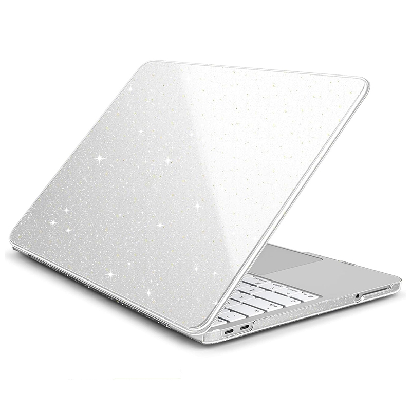 Sparkle Glitter Clear Case Hardshell Cover สําหรับ MacBook Neo ใหม่ 13 นิ้ว 2026 Release รุ่น A3404