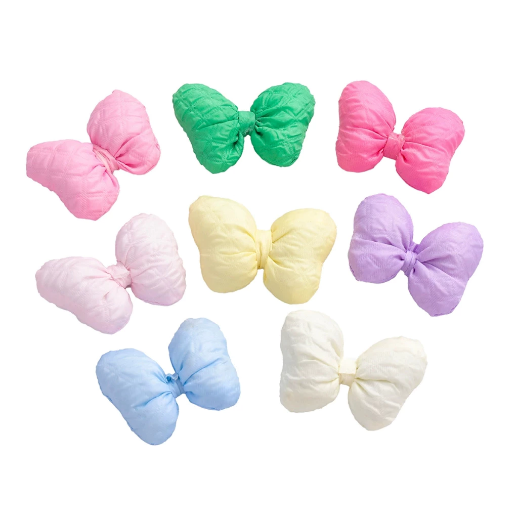 5 ชิ้นที่มีสีสันผ้าฝ้ายที่เต็มไปด้วยโบว์ Headwear แฮนด์เมด diy เครื่องประดับเครื่องแต่งกายอุปกรณ์เสริม thumbnail 6