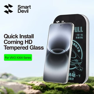 SmartDevil Dust-Free Box Quick Install Corning HD Tempered Glass For VIVO X300 Ultra/X300 Pro/X300s/X300 Shatterproof Drop-Resistant Original Screen Feel Sensitive Touch